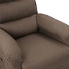 vidaXL Fauteuil inclinable Taupe Tissu