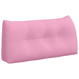 vidaXL Coussin de Dos Rose 100 x 24 x 50 cm tissu