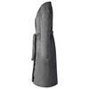 vidaXL Robe de bain sans capuche Gris fonc&eacute; l Flanelle