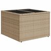 vidaXL Salon de jardin avec coussins 6 pcs beige résine tressée