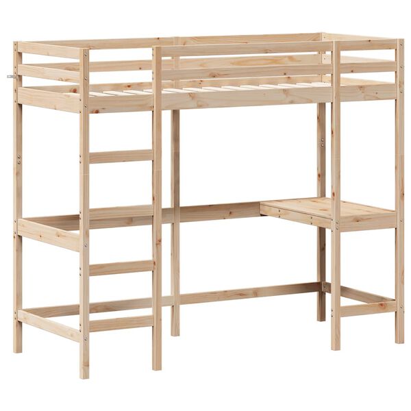 vidaXL Lit superpos&eacute; sans matelas 75x190 cm bois de pin massif