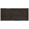 vidaXL Dessus de table bois massif trait&eacute; bordure assortie