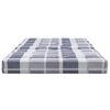 vidaXL Coussins de chaise longue lot de 2 gris motif &agrave; carreaux