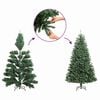vidaXL Sapin de Noël artificiel avec 300 LED Vert 240 cm PVC et métal