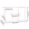 vidaXL Support d'aquarium Gris b&eacute;ton 101 x 41 x 58 cm Bois d'ing&eacute;nierie