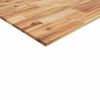 vidaXL Dessus de table rectangulaire 80x30x2 cm bois massif d'acacia
