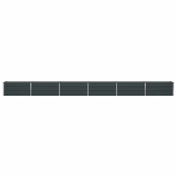vidaXL Jardini&egrave;re Anthracite 480 x 50 x 45 cm Acier galvanis&eacute;