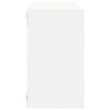 vidaXL &Eacute;tag&egrave;res cube murales 4 pcs Blanc et ch&ecirc;ne sonoma 26x15x26 cm