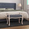vidaXL Banc Gris fonc&eacute; 80x45x60 cm Velours