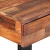 vidaXL Table console 110x30x76 cm bois de récupération massif