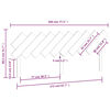vidaXL T&ecirc;te de lit Blanc 196x3x80,5 cm Bois massif de pin