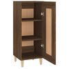vidaXL Buffet Ch&ecirc;ne marron 34,5x34x90 cm Bois d'ing&eacute;nierie