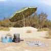vidaXL Parasol de plage Camouflage 161 x 193 cm Polyester