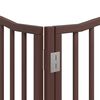 vidaXL Barri&egrave;re pour chien porte pliable 8 panneaux bois de peuplier