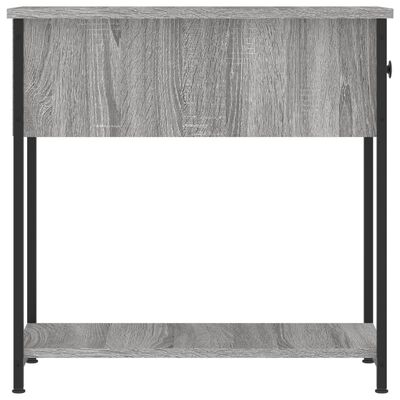 vidaXL Table de chevet sonoma gris 30x60x60 cm bois d'ingénierie