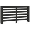 vidaXL Cache-radiateur noir 175x20x82 cm bois d'ing&eacute;nierie