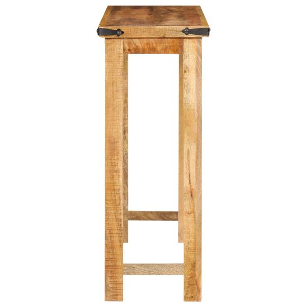 vidaXL Table console 100x30x75 cm bois de manguier solide