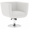 vidaXL Tabouret de bar Blanc Similicuir