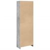 vidaXL Biblioth&egrave;que gris b&eacute;ton 57x28,5x174 cm bois d'ing&eacute;nierie