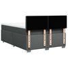 vidaXL Sommier &agrave; lattes de lit avec matelas Gris fonc&eacute; 140x190cm Tissu