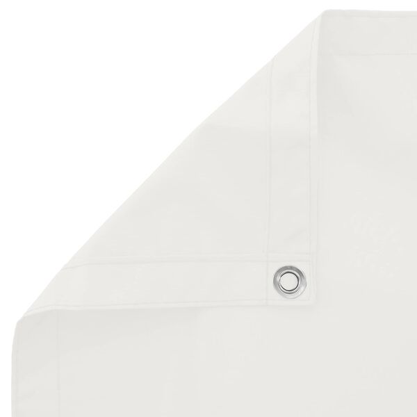 vidaXL &Eacute;cran de balcon Blanc 100 x 800 cm Tissu Oxford