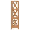 vidaXL &Eacute;tag&egrave;re &agrave; 4 niveaux 40x30x112 cm bois de ch&ecirc;ne massif