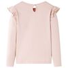 T-shirt pour enfants à manches longues rose 104