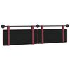 vidaXL T&ecirc;te de lit suspendue Uni Bordeaux 210 x 55 x 5 cm tissu