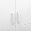 vidaXL Garde-robe Blanc 90x50x180 cm Acier