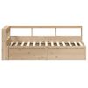 vidaXL Lit biblioth&egrave;que sans matelas 100x200 cm bois massif de pin