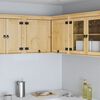 vidaXL Armoire avec &eacute;tag&egrave;re SKI Brun Miel 80 x 80 x 60 cm Pin massif