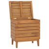 vidaXL Panier &agrave; linge 40x30x45 cm Bois de teck massif