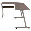 vidaXL Bureau d'angle marron bois d'ing&eacute;nierie