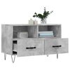 vidaXL Meuble TV Gris b&eacute;ton 80x36x50 cm Bois d'ing&eacute;nierie