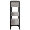 vidaXL Table console sonoma gris 72,5x25x75 cm bois d'ing&eacute;nierie