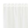vidaXL Rideau en Dentelle Floral Blanc 300 x 200 cm Polyester