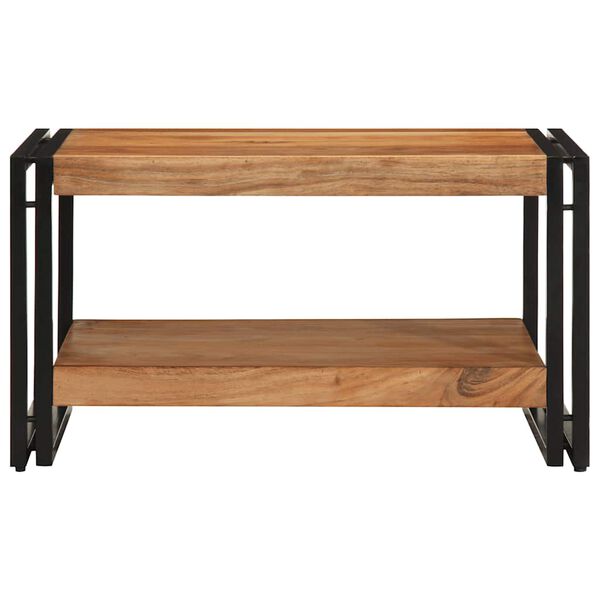 vidaXL Table basse 70x50x38 cm bois massif acacia