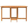 vidaXL Table de Jardin Marron 110 x 60 x 72 cm Bois d'Acacia Massif