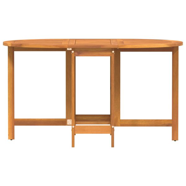vidaXL Table de Jardin Marron 110 x 60 x 72 cm Bois d'Acacia Massif