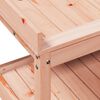 vidaXL Table de rempotage avec &eacute;tag&egrave;res bois massif de douglas