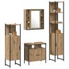 vidaXL Ensemble de Meubles de Salle de Bain 4 pcs ch&ecirc;ne artisanal