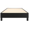 vidaXL Cadre de lit &agrave; ressorts noir 90x200 cm similicuir