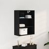 vidaXL Cabinet Murale Suspendu Ch&ecirc;ne noir 69,5 x 32,5 x 90 cm