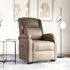 vidaXL Fauteuil Cappuccino Similicuir
