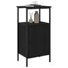 vidaXL Cabinet de chevet Chêne noir 41 x 31 x 80 cm Bois d'ingénierie