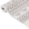 vidaXL Tapis Beige 160x230 cm Coton