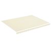 vidaXL Tissu de remplacement pour auvent Cr&egrave;me 4,5x3,5 m