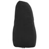 vidaXL Coussin de Dos Noir 80 x 24 x 50 cm Velours