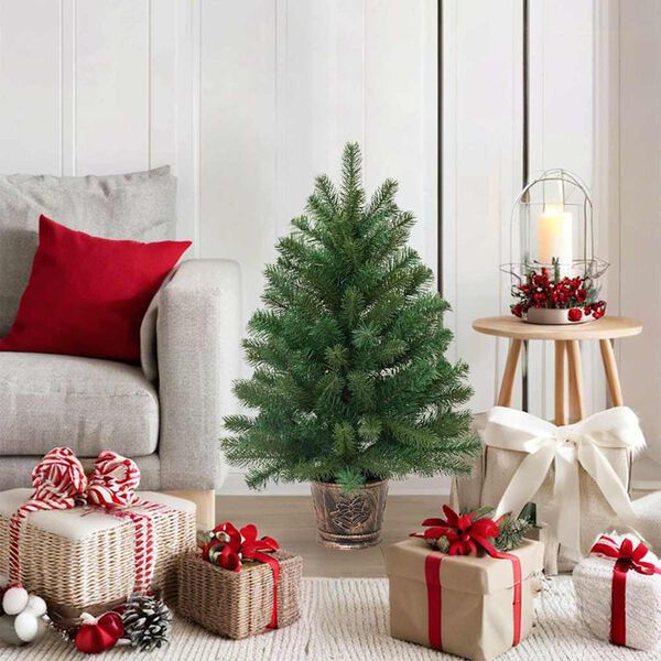 vidaXL Sapin de No&euml;l artificiel Vert 95 cm PVC, PE et acier