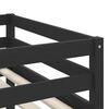 vidaXL Lit mezzanine enfants avec rideaux sans matelas 90x200cm